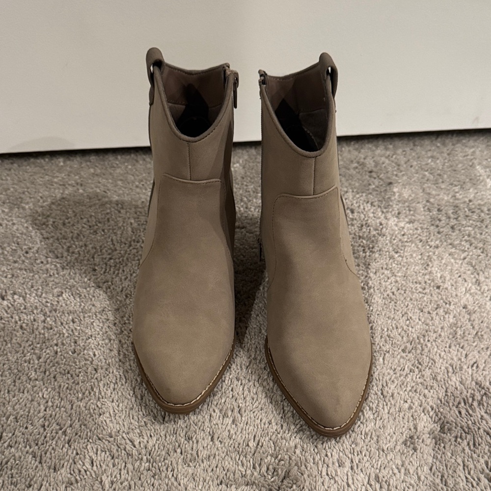 a.n.a Tan Ankle Boots